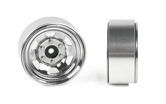 RC4WD Stamped Steel 1.7 Beadlock SR5 Wheels (Chrome) RC4WD