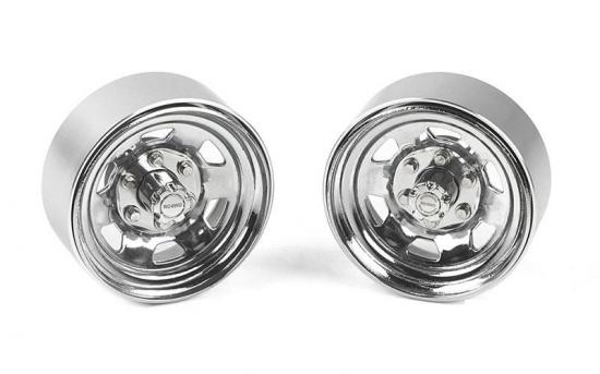 RC4WD Stamped Steel 1.7 Beadlock SR5 Wheels (Chrome) RC4WD