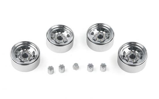 RC4WD Stamped Steel 1.7 Beadlock SR5 Wheels (Chrome) RC4WD