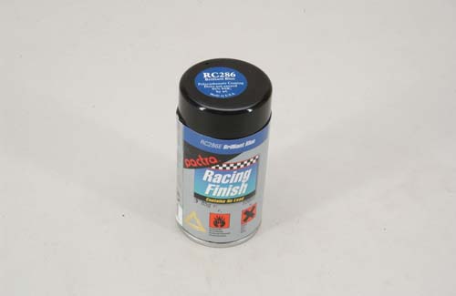 Brilliant Blue Spray Paint For RC Polycarbonate Bodyshells