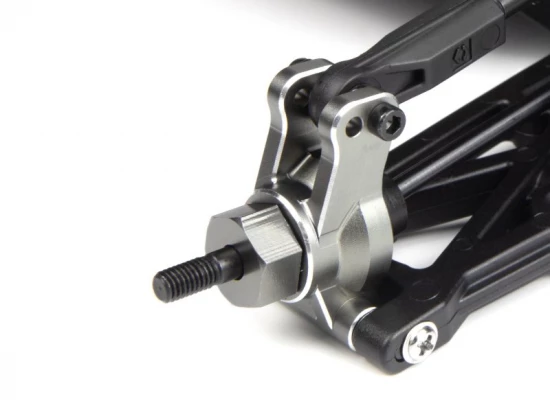 Aluminium Rear Hub Set (Grey/2pcs)