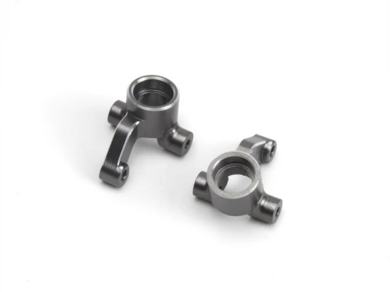 Aluminium Steering Spindle Set (Left/Right/Grey)