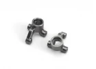 Aluminium Steering Spindle Set (Left/Right/Grey)