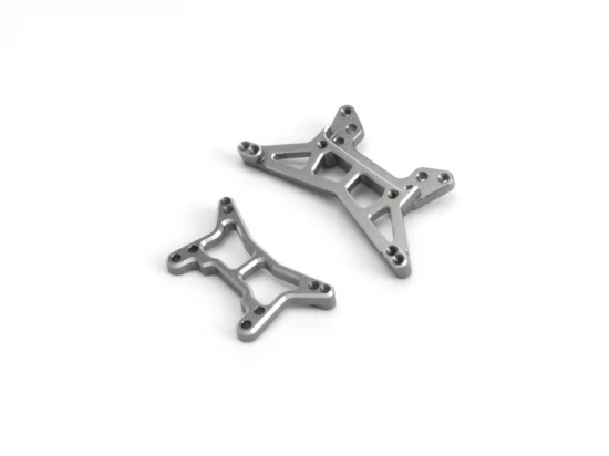 Aluminium Shock Tower Set (Front/Rear/Grey)