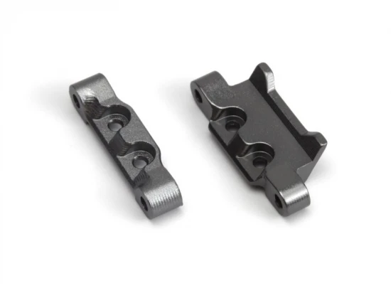 Aluminium Rear Pivot Block Set (Grey)