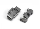 Aluminium Front Pivot Block Set (Grey)