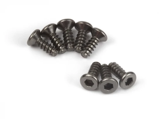 TP. Flat Head Screw M2.6x8mm (Hex/Socket/8pcs)