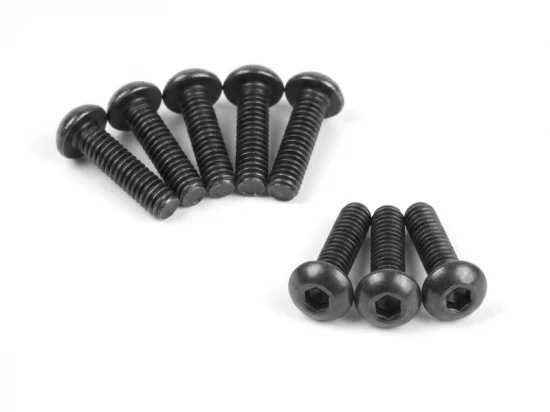 Button Head Screw M3x12mm (Hex/Socket/8pcs)
