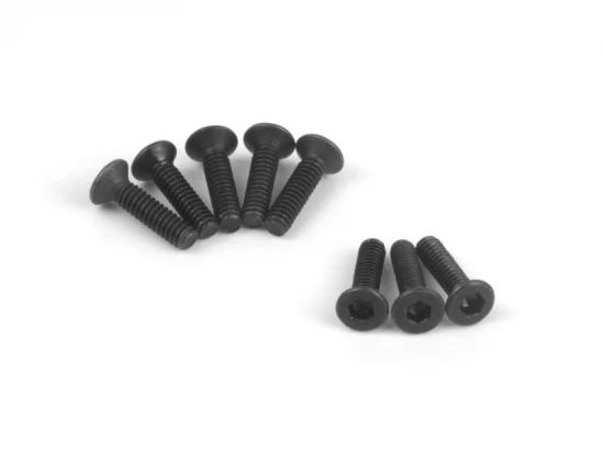 Flat Head Screw M2x8mm (Hex/Socket/8pcs)
