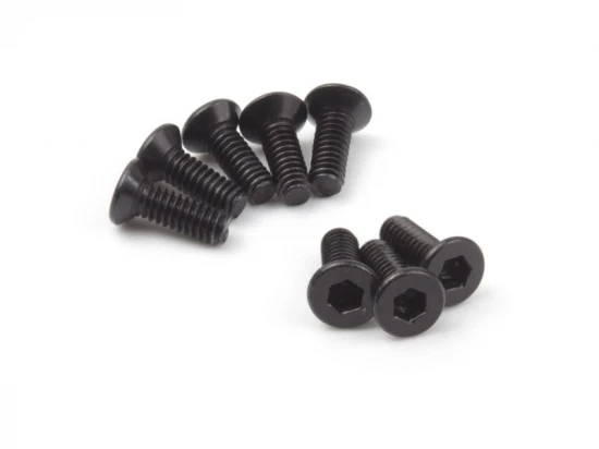 Flat Head Screw 2.0x6mm (Hex/Socket/8pcs)