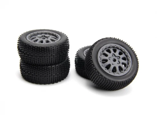 Sidepin SC Wheel/Tyre Set (Grey/Front/Rear)