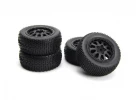 Sidepin SC Wheel/Tyre Set (Black/Front/Rear)