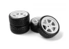 Falken Azenis Drft Tire/HRE C106 Wheel White 4pcs
