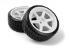 Falken Azenis Drft Tire/HRE C106 Wheel White 4pcs