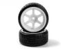 Falken Azenis Drft Tire/HRE C106 Wheel White 4pcs