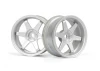 TE37 Wheel 26mm Matte Chrome (6mm Offset)