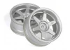 TE37 Wheel 26mm Matte Chrome (6mm Offset)