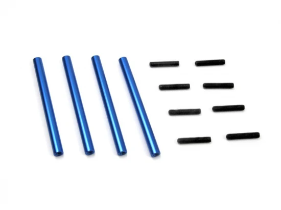 Aluminium Link Blue 6x72mm M4 (4PCS)