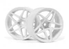 HPI Kansei Astro Wheels White 3mm Offset 26mm (2)