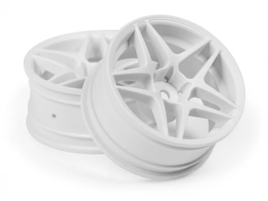 HPI Kansei Astro Wheels White 3mm Offset 26mm (2)