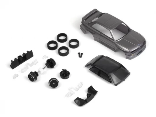 nano-TTR 1989 BMW M3 E30 Ravaglia - Dark Silver - Painted Body Set
