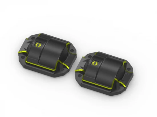 Brass Diff Cover (Black/2pcs)