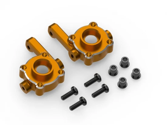 Aluminium Steering Spindle Set (Orange)
