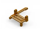 Aluminium Shift Servo Mount (Orange)