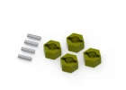 7mm Hex Hub Set (Brass/4pcs) ** CLEARANCE **
