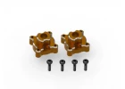 Aluminium Rear Hub Set (Orange/2pcs)