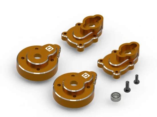 Aluminium Portal Rear Hub Set (Orange/2pcs)