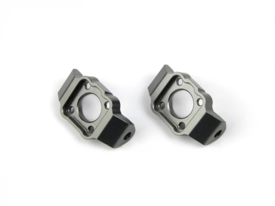 Aluminium C-Hub Set (Gunmetal/2pcs)