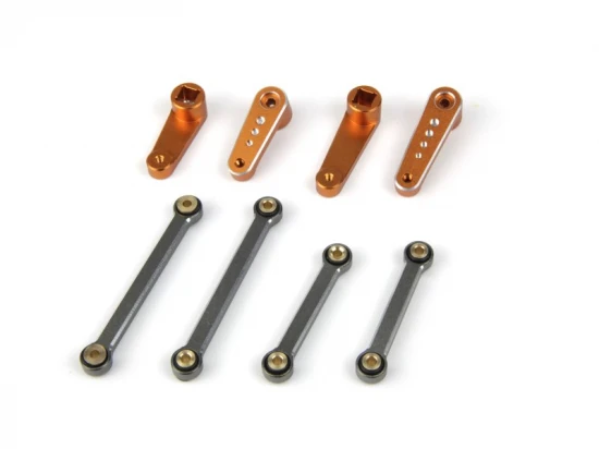 Aluminium Sway Bar Set (Gunmetal/Orange/Front/Rear)