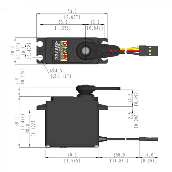 Hitec D485HW Wide Voltage Standard Servo