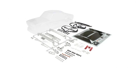 KYOSHO Body shell set 1:10 Fazer FZ02S Skyline 2000 GT-R KPGC10- Clear