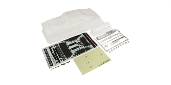 KYOSHO Body shell set 1:10 Fazer FZ02L Dodge Charger 1970 - Clear