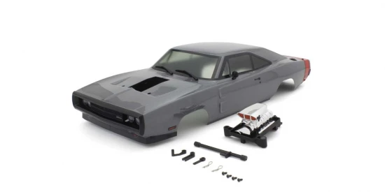 Kyosho Body shell set 1:10 Fazer VE FZ02L Dodge Charger 1970 Grey