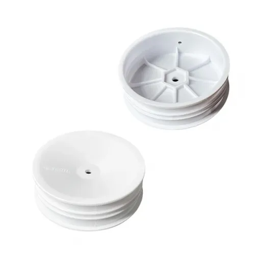 ABM 1:10 Buggy 2WD Front Wheels - White (10)