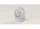 Front Wheel Kyosho Scorpion 2014 (2) White 2.2 inches