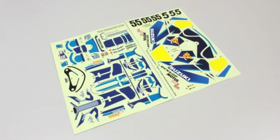 Kyosho Hanging-On Racer Suzuki RGV-I Decal Sheet