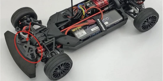Kyosho TC Fazer FZ02 Carbon Bumper Support