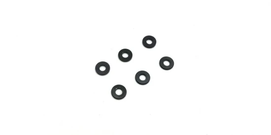 Kyosho Black Anodized Washer 3x7x1mm. (6)