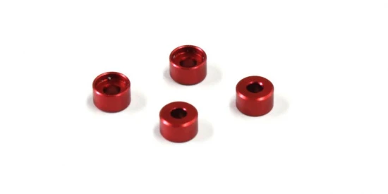 Kyosho Mini-Z MR03 Aluminium Collar for MZW418 (4) 3.0mm/Red