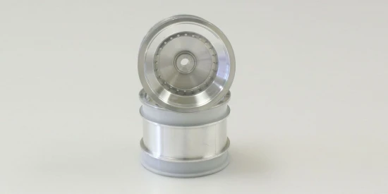 Kyosho Scorpion 2014 Satin Chromed Rear Wheel 1.7 inches (2)