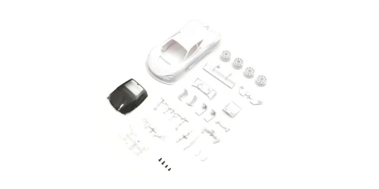 Kyosho Bodyshell McLaren 720S GT3 Mini-Z + 2WD Rims (White Body)