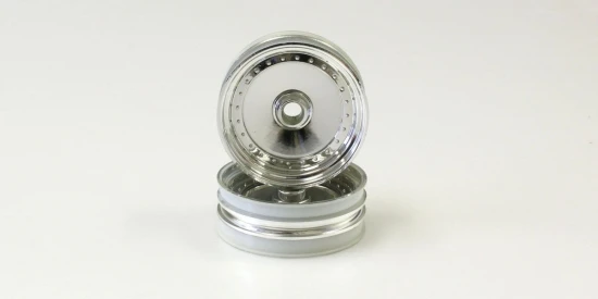 Kyosho Scorpion 2014 Shiny Chromed Front Wheel 2.0 inches (2)