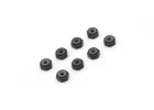 Kyosho Mini-Z M2 Nyloc Aluminium Wheel Nut (8) Black
