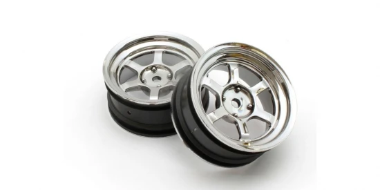 Kyosho 1:10 Fazer FZD2 Rays TE37V Wheel Offset 5mm (2) Plated