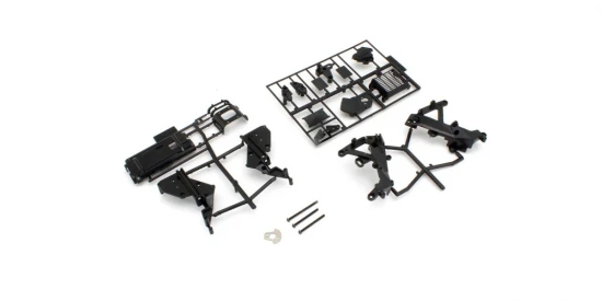 Kyosho Hanging-On Racer Main Frame and Gearbox Set (YZR500/Black)