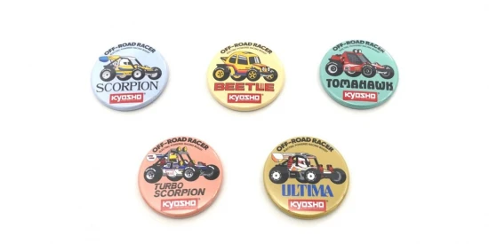 Kyosho Vintage 4WD Buggy Badge (7pcs)